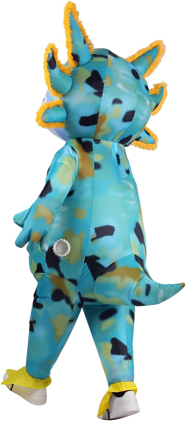 Kids Inflatable Axolotl Costume – Funny Birthday Gift for Girls&Boys, Blow Up Full Body Outfit for Party & Cosplay