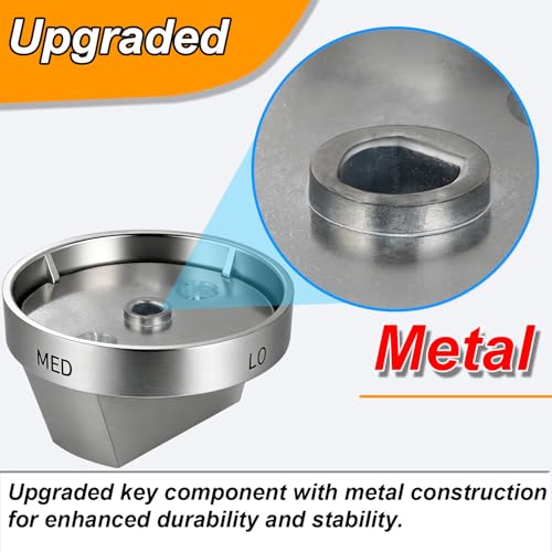Upgraded DG94-04167A Fit for Samsung Stove Knob Replacement and DG94-03950A DG94-03955 Gas Stove Knobs Models NX60A6111SB/AA NX60A6315SS/AP etc for Samsung Gas Stove Electric Stove knobs by MAHOOK - Used condition - Image 2