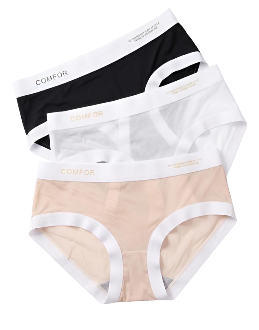 luvreena Comfor Women's Hipster Panties, Pack of 3, Mesh Fabric, Comfortable Fit-picture-12