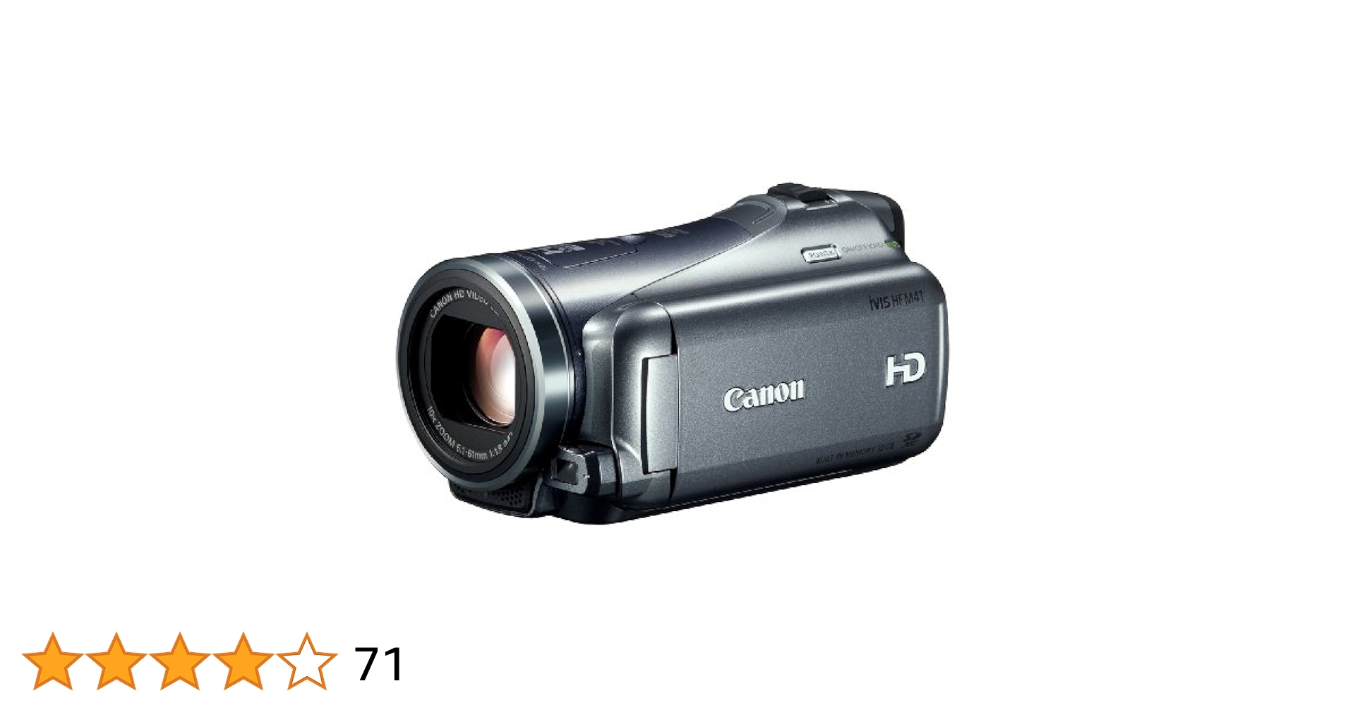Amazon | Canon デジタルビデオカメラ iVIS HF M41 シルバー