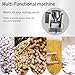 DFGGFB Lab Powder Mixer, Food-grade 304 Stainless Steel Dry Powder Granule Mixing Machine with Timer & Speed Control, 360° Tumbling for Food Industry (10L)