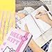 Get Trend Hello Kitty Gifts Stationary Set Notebook Ball Point Pens Kawaii Pencil Case Anime Stickers Cute Stuff Journal Accessories Gifts for Teens (Pink Hello Kitty)