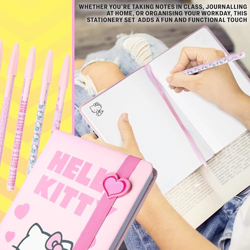 Image of Get Trend Hello Kitty Sanrio Girls Stationery Set, 4 Piece School Supplies