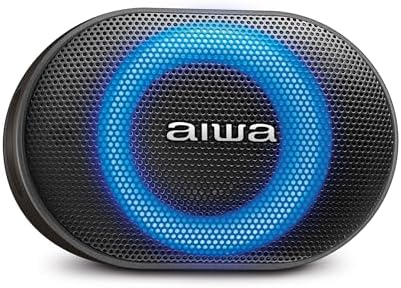 Caixa de Som Speaker AIWA AWS-SP-06-B 10W Bluetooth IPX6