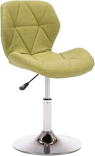 KrzesłA Do Jadalni Stołek stołkowy wysoki stołek ze stali nierdzewnej poduszki konopiowej oparcie opcjonalne/sitowe wysokość 40-55 cm stołek(kolor:e) (Color : E)