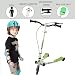 Patinete Plegable de Tres 3 Ruedas,Patinete de 3 Ruedas Scooter Manillar Altura...