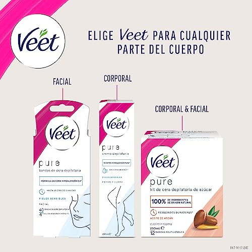 Descubre la mejor manicura y pedicura de LugoPulsa aqui 👈🏼 y pide cita Veet-Pure-Bandas-de-Cera-Fria-Depilatoria-para-Depilacion-de-Piernas-y-Cuerpo-Formula-de-Cera-Hipoalergenica-para-Pieles-Sensibles-40-Tiras-40-40-unidad-1