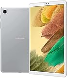 Samsung Galaxy Tab A7 Lite (2021, 32GB, 3GB RAM) 8.7' (WiFi + Cellular) 5100mAh Battery, Android 11, 4G LTE Tablet GSM Unlocked, International Model - SM-T225 (Fast Car Charger Bundle, Silver)