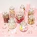 6 Bomboneras de Cristal con Tapa de Vidrio Estilo Vintage - Grandes...