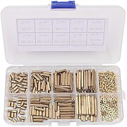 SARITE 320 Piezas M2 Tornillos de separación de Placa Base Macho Hembra Hexagonal latón Espaciador Tuerca de Tornillo de separación for ensamblaje de computadora DIY Placa de Circuito Placas base/782