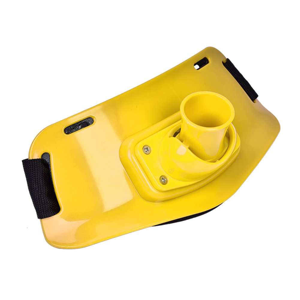 Kampfg¨¹rtel Einstellbare Angelg¨¹rtel Taille Stange Polhalter Racks Halter G¨¹rtel f¨¹r Fisch Bek?mpfen Zubeh?r(Gelb)