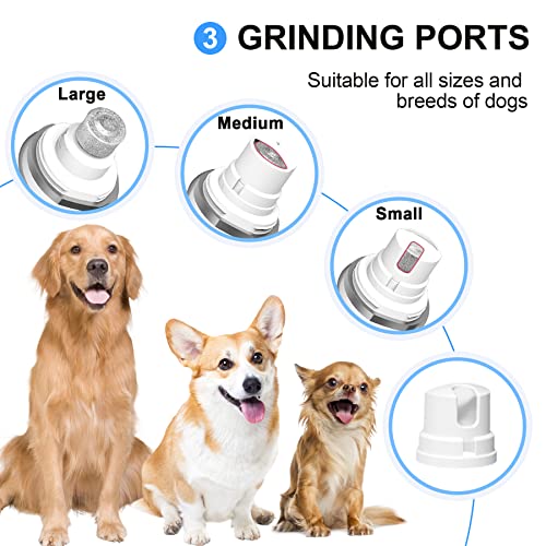 L&W Bros. Electric Dog Nail Trimmer, Rechargeable Dog Nail Grinder For Large Dogs, Pet Nail Grinder For Dogs & Cats #TOP3