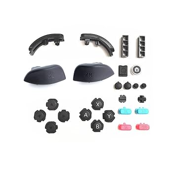 Replacement ABXY D Pad Keys Buttons for Nintendo Switch Joycons, Full L R ZL ZR Trigger Buttons for NS Switch Joycon Buttons Repair Parts