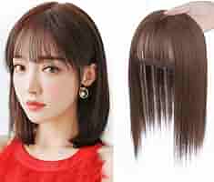 人毛100％前髪付き部分ウィッグ瞬間カバーＩ型つむじ地肌総手植えヘアピース20㎝ 人毛100％前髪付き部分ウィッグ瞬間カバーI型つむじ地肌総手植え