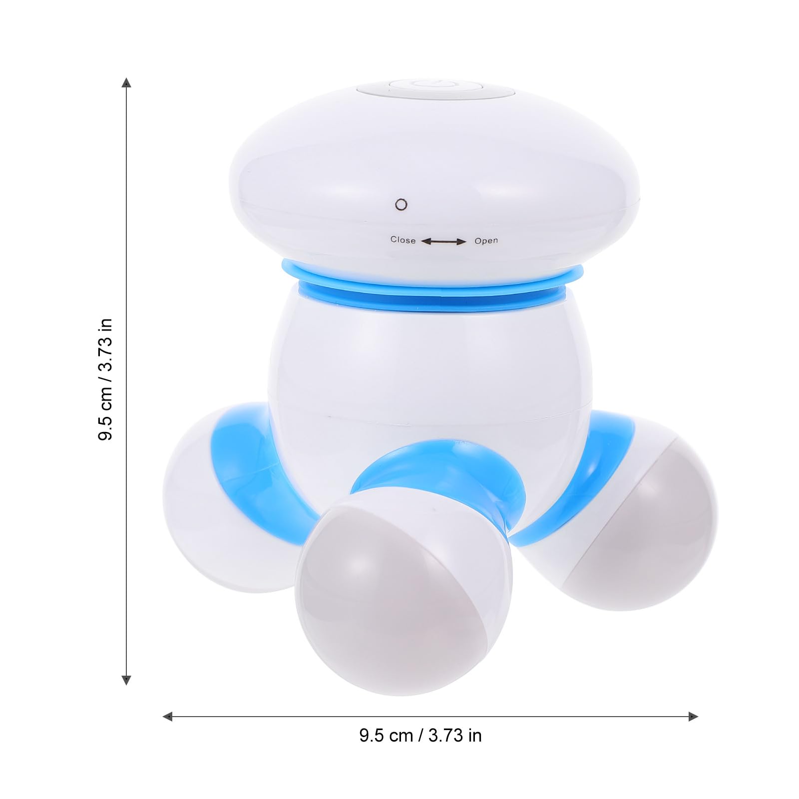 Mini Masseur Vibrant USB Bleu Physiothérapie Manuelle par Acupuncture à 3 Points pour Dos Cou et Taille Appareil Portable pour Musculaire et Fatigue Corporelle
