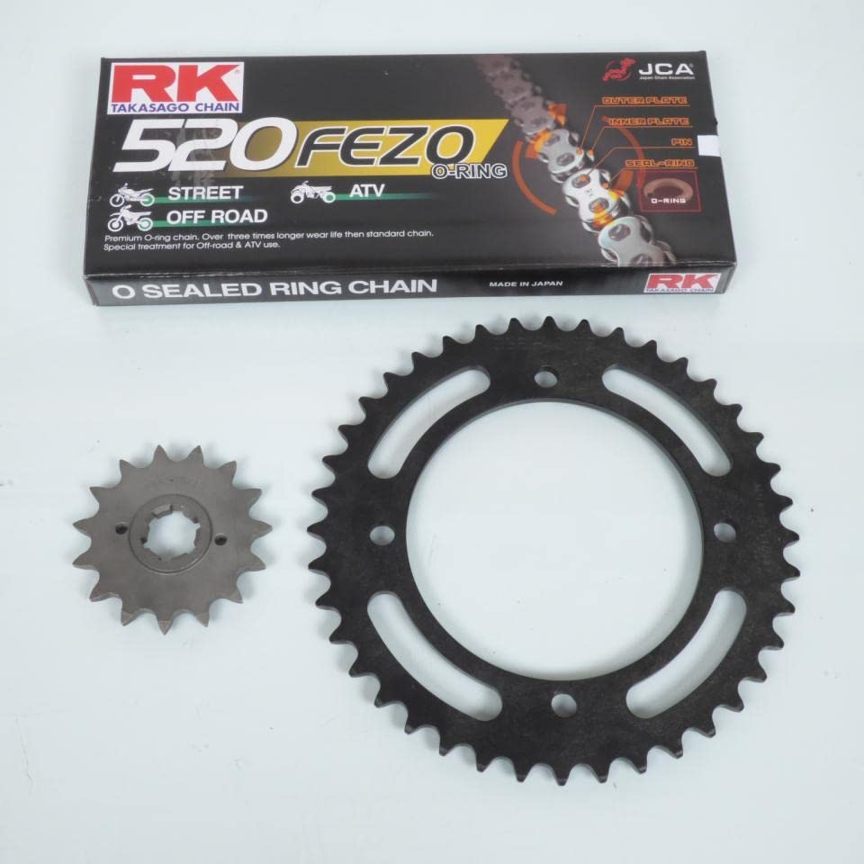 Kit chaîne France Equipement Yamaha 600 XTZ tenere en acier trempé haute durabilité