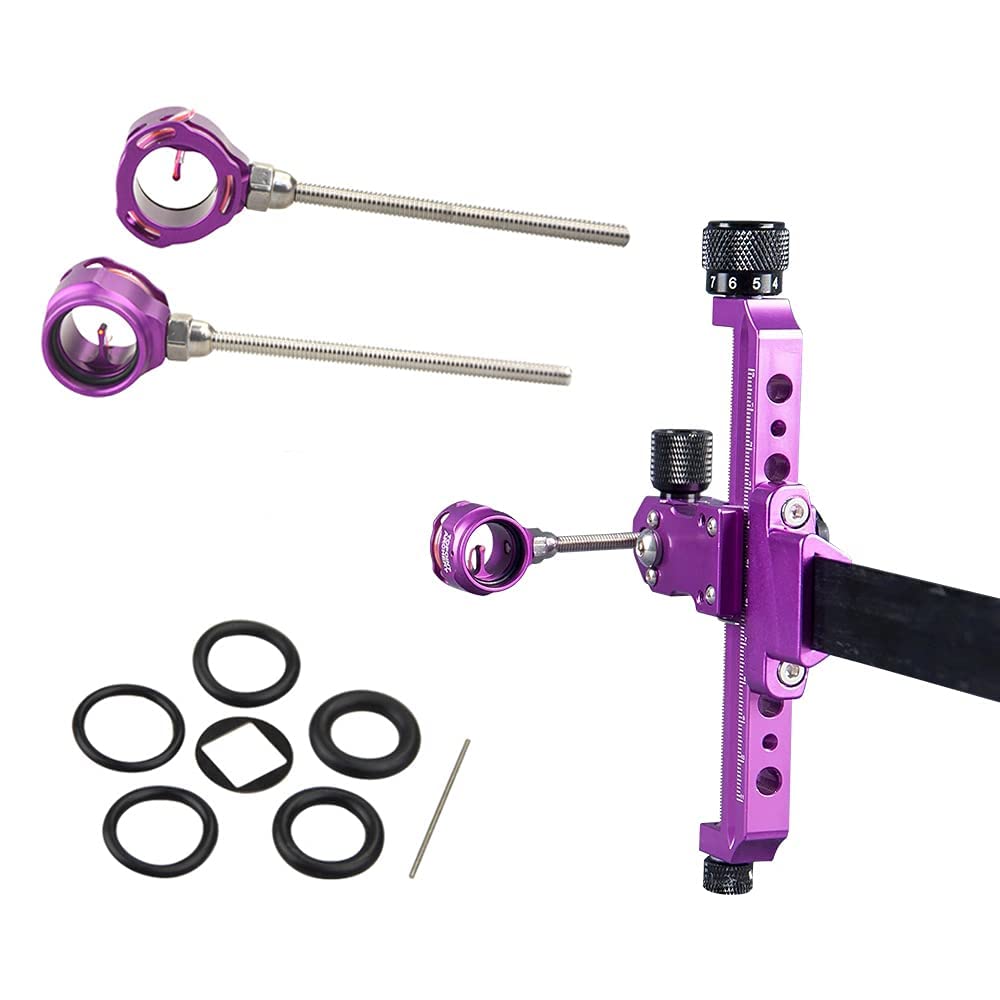 Tiro con l'arco Mirino Ricurvo Mirino Singolo Mirino 0.019 "Mirino in Fibra Ottica Mirino 1 Pin per Mirino da Accessori