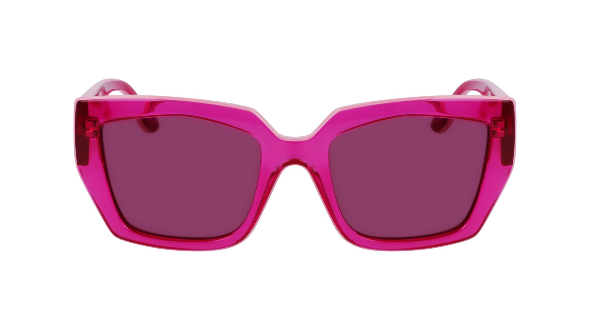 Karl Lagerfeld Unisex Pink Women's Sunglasses Kl6143s - With Solid Violet Lens