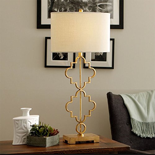 Preisvergleich Produktbild Motesuvar Einfache, Retro, Schmiedeeisen, Goldene Lampe, Designerin, Model Zimmer, Bett, Schlafzimmer, Wohnzimmer, Schreibtisch, Lampe,Goldene,Button Wechseln