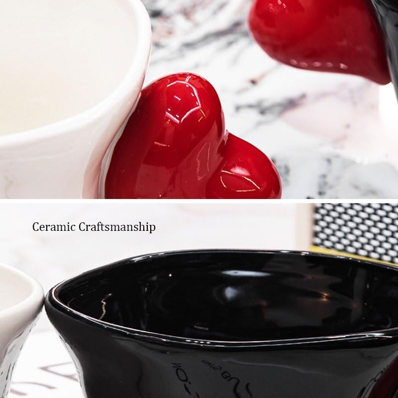 Housewarming Gift Heartfelt Coffee Ceramic Cup Home Dining Room Charming Couple's Cups