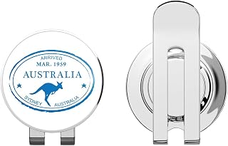 Sydney Australia Kangaroo Travel Retro Golf Hat Clip with Magnetic Ball Marker