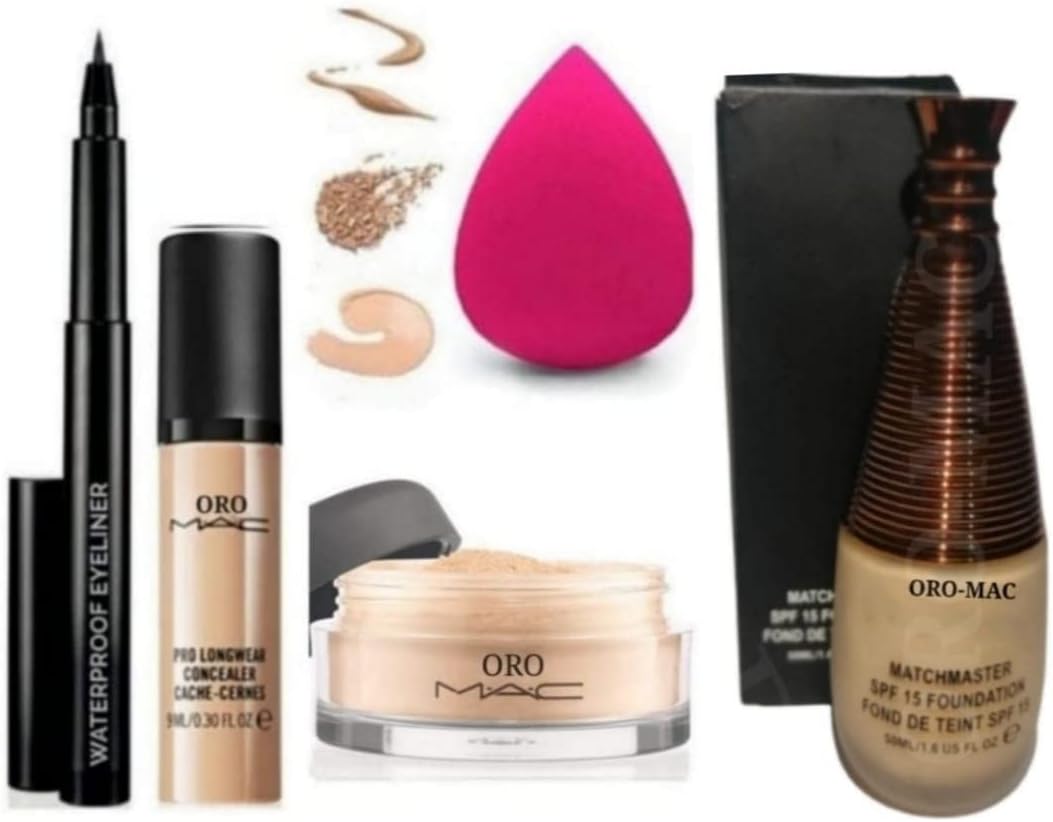 ORO-MAC Beauty Bridal Makeup Combo Kit For Girls & Women All Parlour Products In 1 Box 5 Items