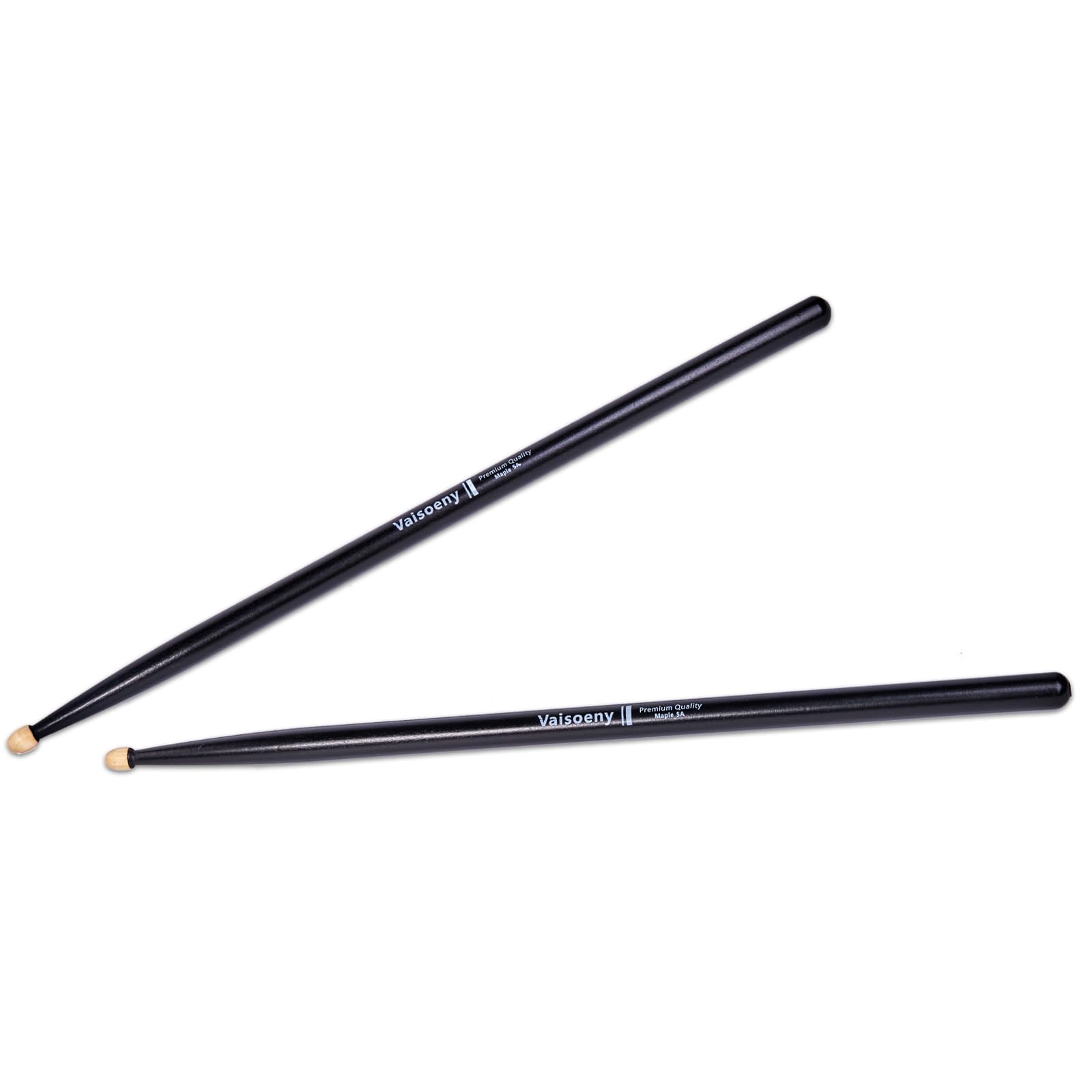 Vaisoeny Drum Sticks, 5A Drumsticks Lacquered Classic Hard Maple Wood - Image 4
