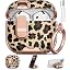 E-Black+Brown Leopard Print