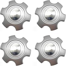 4 PCS Car Wheel Center Hub Cover for Lexus GX470 2003-2009, Center Caps Rims Rust-Proof Vehicle Rim Hub Caps Waterproof Wheel Protector,Normal-Silver