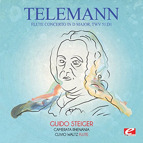 Telemann Flute Concerto in D Major, TWV 51D1 (Digitally