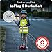 PURAHELP® Warnweste Kinder (3-12 Jahre) Sicherheitsweste [2 Stück - Dino & Einhorn] für den Schulweg, Fahrrad, Kindergarten - Reflektierende Warnweste Gelb