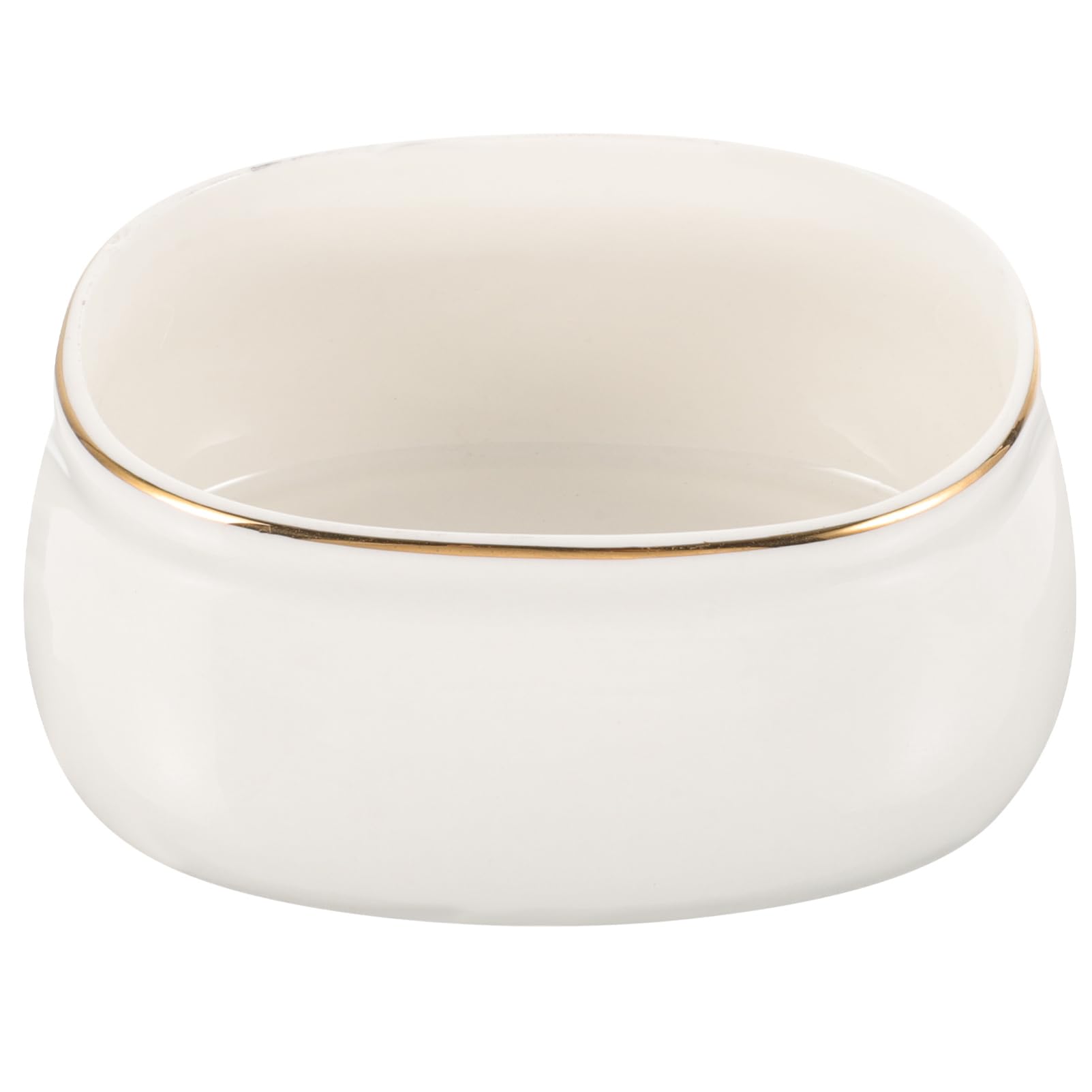 HOLIDYOYO 4-inch Denier-shaped Sugar Cup Popcorn Containers Small Coffee Milk Creamer Spicing Storage Jars Tea Coffee Sugar Canister Spice Storage Rack Sugar Storage Containers Ceramics