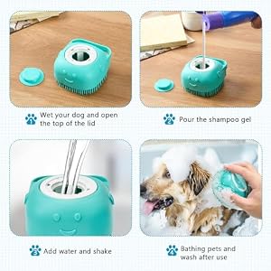 Getlaxme 3pcs Dog Soap Scrubber Dog Washing Brush Dog Shower Attachment Dog Scrubber For Bath Dog Shower Brush Dog Bath Scrubber dog brush bath scrub for dog Puppy Bathing Suitable For Short/Long Hair Getlaxme 3pcs Dog Soap Scrubber Dog Washing Brush Dog Shower Attachment Dog Scrubber For Bath Dog Shower Brush Dog Bath Scrubber dog brush bath scrub for dog Puppy Bathing Suitable For Short/Long Hair