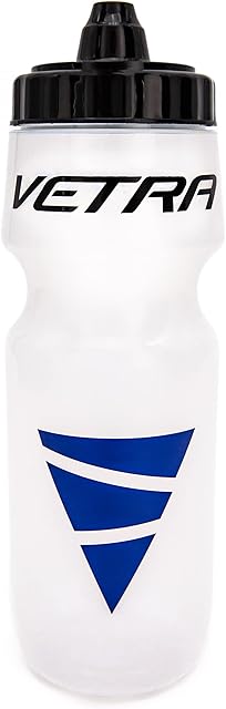 VETRA Sports Water Bottle  650 Milliliter Squeeze Sports Bottle With Leak Proof Valve  Made From True-Taste Polypropylene Without BPA  Great for Running, Cycling, Bike, Football, Volleyball