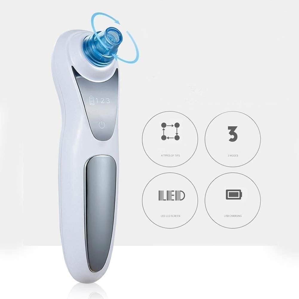 Aspiratore for pori, Dispositivo di aspirazione Elettrico for Punti Neri, impacco Caldo, detergente for pori, misuratore di Punti Neri, Strumento di Bellezza for la casa