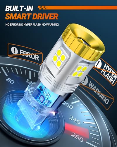 Image of SEALIGHT Reverse Light Bulb, 1200% Brighter 3157 LED Bulb, 3156 3056 3057 4157 LED Light White for Taillight Backup light DRL Brake Parking Signal Lights (Pack of 2)