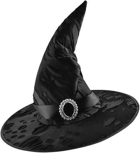 Amazon Co Jp Lurrose ハロウィン ウィッチハット 魔女帽子 ウィザード コスチューム パーティー ハロウィーン コスプレ小物 衣装 アクセサリー子供 大人用 黑 おもちゃ