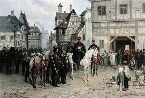 Affiche Toile Le général Blucher Bogdan Willewalde Décoration Mural