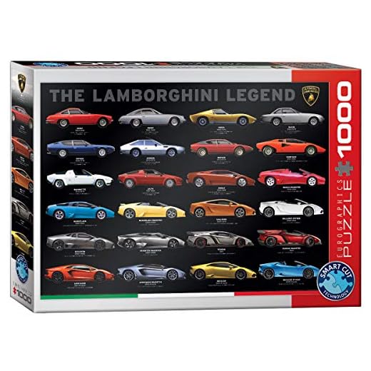 Eurographics"Lamborghini Legend" pussel (1000, flerfärgad)