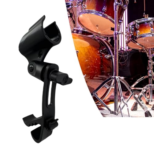 Drum Clip Rim Mic Clip Holder Accessory Mount Clamp Drum Mic Securing Clamp Mount Hardware con soporte para micrófono miniatura 6