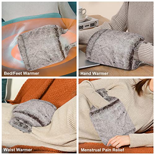 Hot Water Bottle, Fythao Rubber Hot Water Bottle For Pain Relief, Hot Water Bag For Cramps, Bed Warmer For Hand Feet Waist #TOP3
