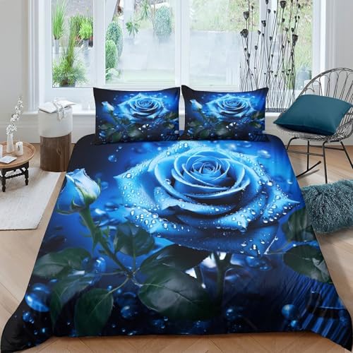 Parure de lit microfibre hypoallergique résistante housse de couette 220x240cm King - 4