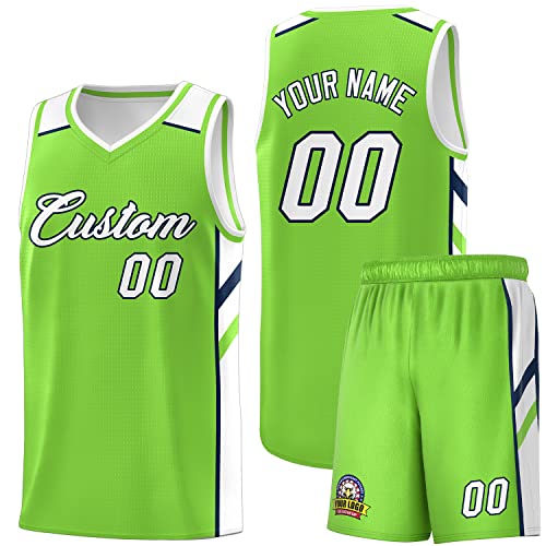 Custom Basketball Jersey Shorts with Team Name Number Logo, Personalized Uniform for Men/Women/Youth