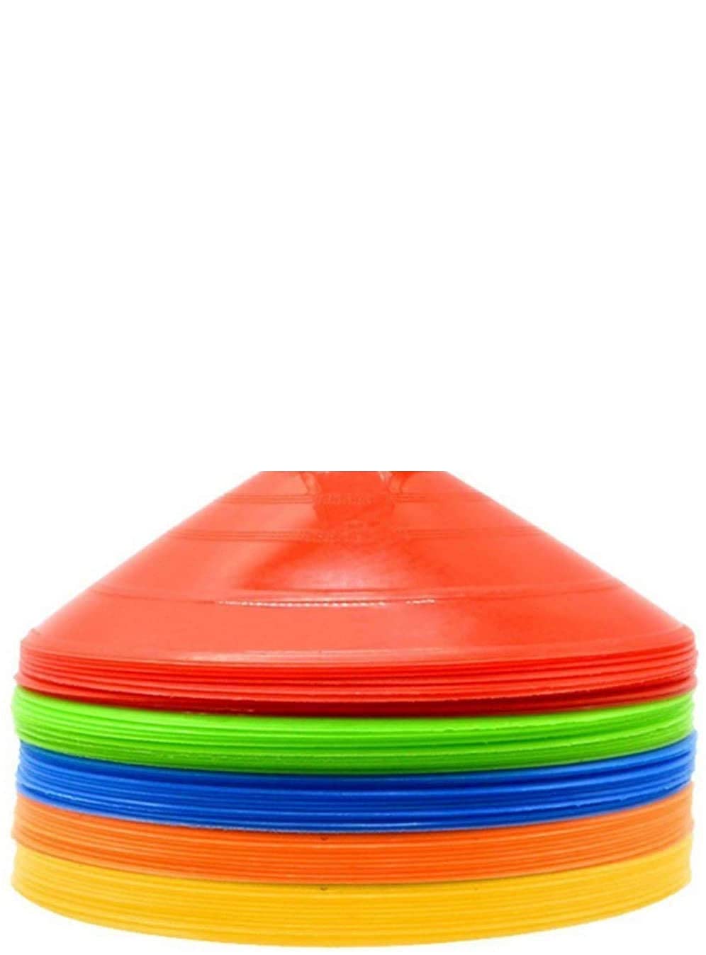 Rohtash Enterprises Agility Space Markers, Saucer Cones for Football and Sports Training 1.5 Inch (Multicolour, Set of 20)-picture-29