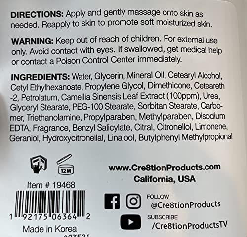 Cre8Tion Spa Hand & Body Lotion Nourishing Skin Lotion Moisturizer From Dryness And Flaking 750Ml / 25 Fl Oz (Green Tea) #TOP6