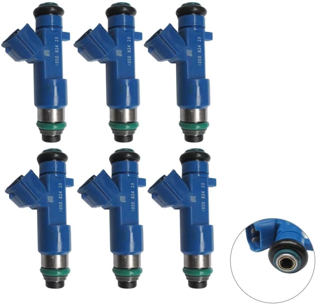 Set 6 550cc Fuel Injectors For Infiniti G37 Nissan GT-R 16600JF00A 14002AN001