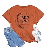 Halloween Shirt Salem Witch Shirt Salem 1692 They Missed One Shirts Vintage Witch Sanderson Sisters T-Shirts Brown