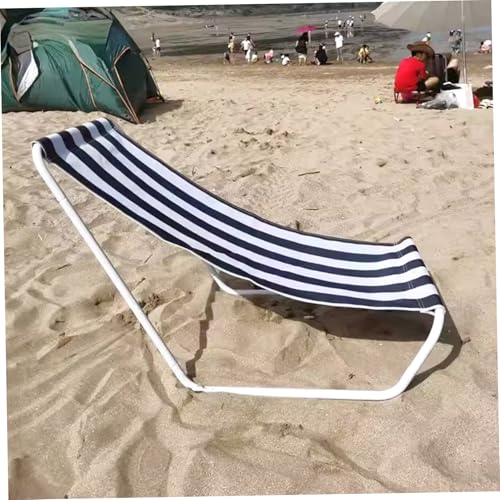 Chaise longue de plage pliable et légère avec position face vers le bas intégrée