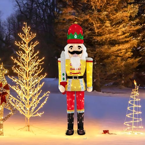 SOARS Weihnachten Nussknacker Figur groß, Weihnachtsdeko aussen XXL,...