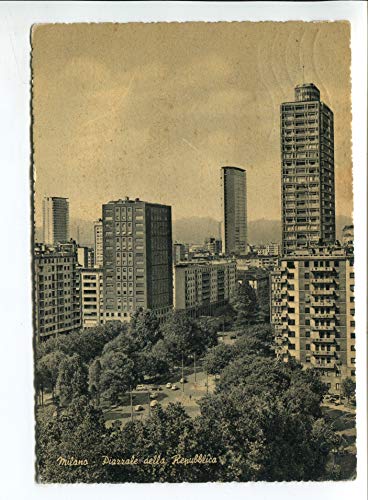 1965 Milano Piazzale della Repubblica DEST. ModenaFG B/N VG ANIMATA auto